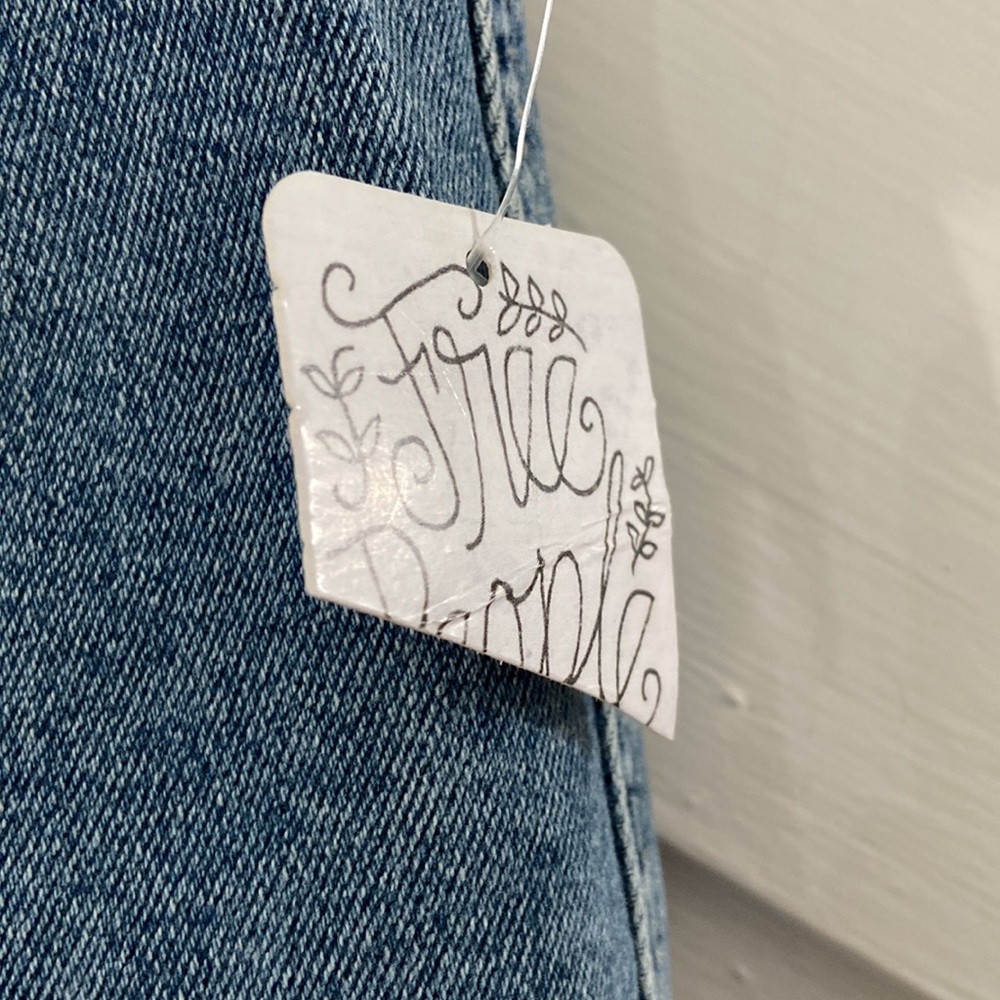 Free People Jean Mini Skirt - Picture 4 of 5